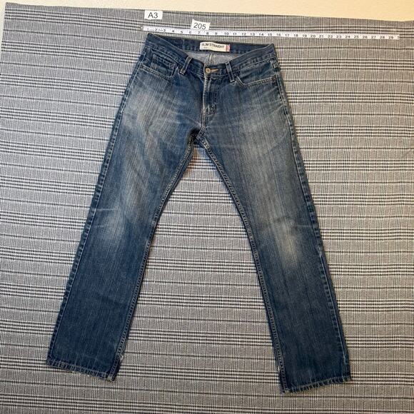 Levi's 514 Men's Jeans Medium Wash Denim Slim Straight Fit Size 29x30 - Picture 3 of 9